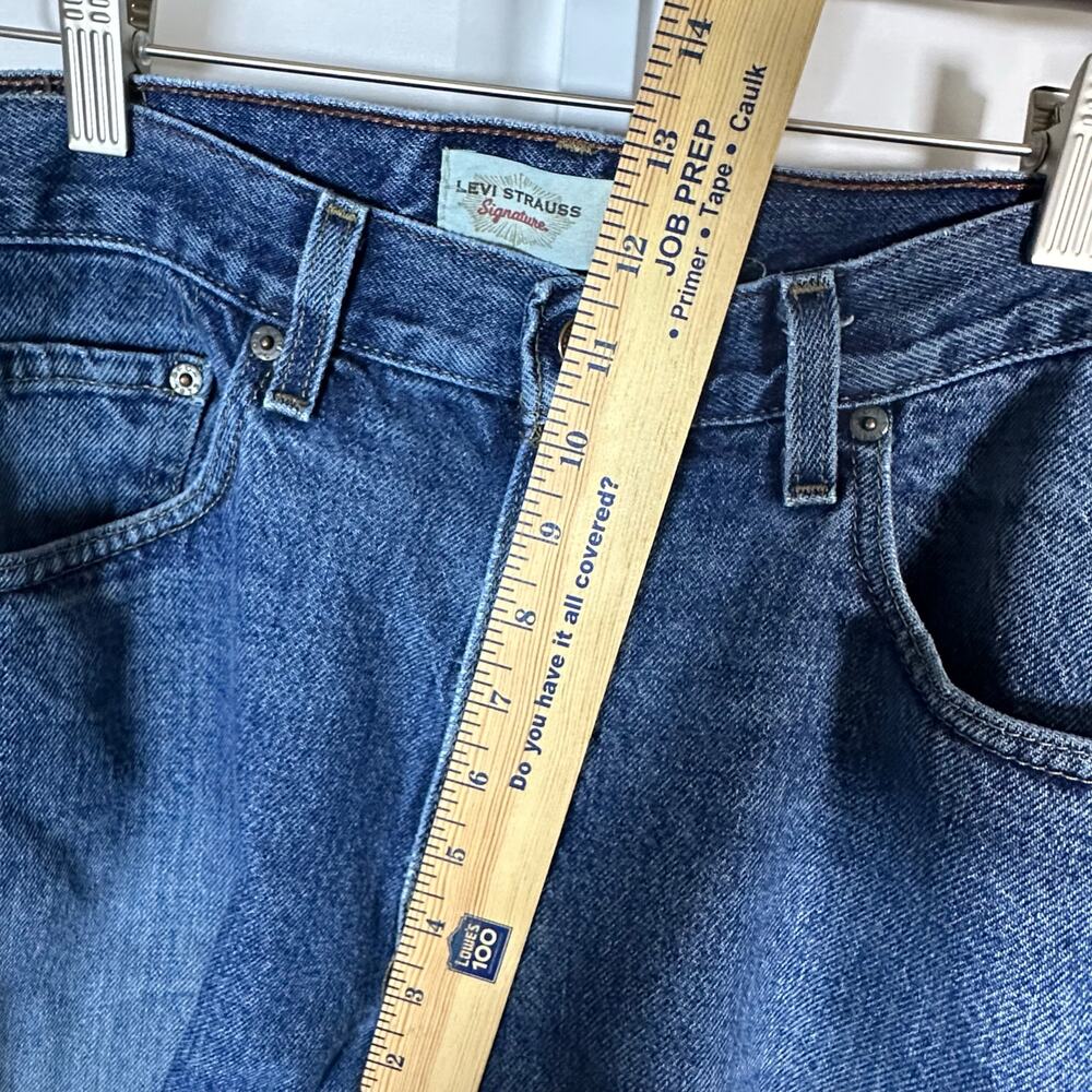 Levi Strauss Signature Regular Denim Jeans Medium Wash Men 34x30 100% Cotton - Picture 9 of 13